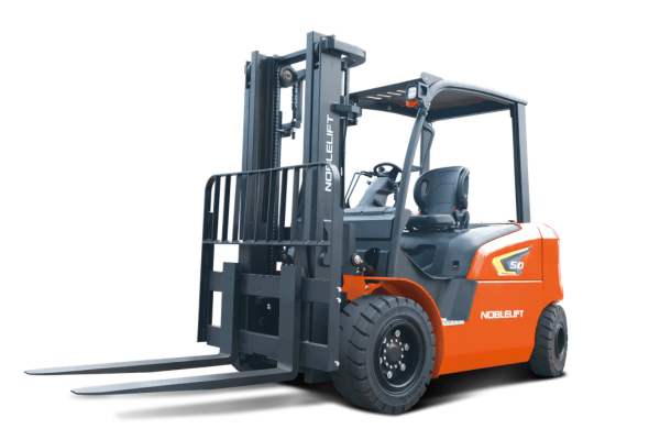 Carretilla elevadora eléctrica Noblelift de gran capacidad para uso industrial en almacenes y logística
